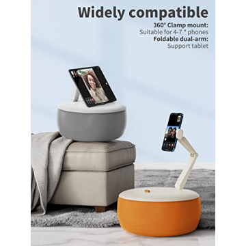 SAIJI Cell Phone Pillow Stand for Bed Comfortable Use