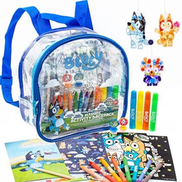 Engaging Bluey Ultimate Activity Backpack - 10+ Fun Activities for Kids