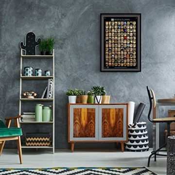 Wond3rland Scratch Off Movie Poster with 100 Films & TV Shows