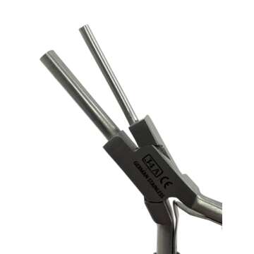 1 EA German Heavy Duty Bail Making Pliers 3MM/5MM-7MM/9MM Bail making pliers for consistent loops connectors -WITH NON-SLIP COMFORT GRIP HANDLE (SET OF 2 EACH-3MM/5MM+7MM/9MM)