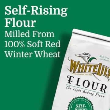 White Lily Self Rising Bleached Flour - Perfect for Baking