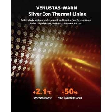 Venustas Women's Heated Jacket - Stylish Warmth Anytime