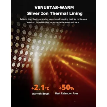 Venustas Women's Heated Jacket - Stylish Warmth Anytime