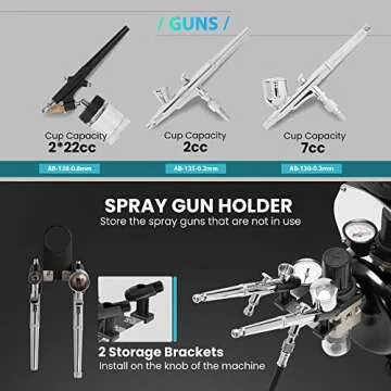 VIVOHOME Airbrush Kit for All Creative Needs