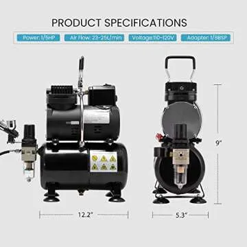 VIVOHOME Airbrush Kit for All Creative Needs