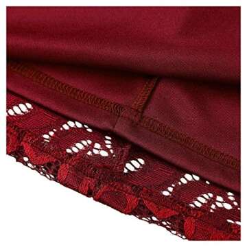 MISSMAY Women's Floral Lace Cocktail Dress Elegant Fit