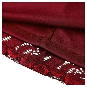 MISSMAY Women's Floral Lace Cocktail Dress Elegant Fit