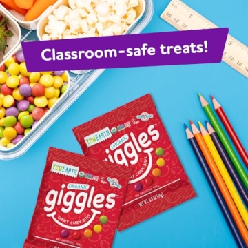 YumEarth Organic Giggles Chewy Candy - Healthy Fruity Snack