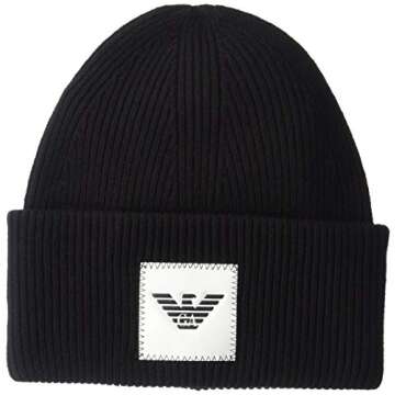 Emporio Armani Men's Hat, Black, Small/Medium