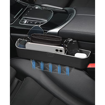 JOYTUTUS Car Seat Gap Filler - Silicone Organizer 2 Pack