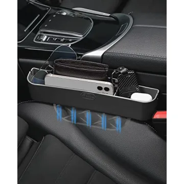 JOYTUTUS Car Seat Gap Filler - Silicone Organizer 2 Pack