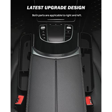 JOYTUTUS Car Seat Gap Filler - Silicone Organizer 2 Pack