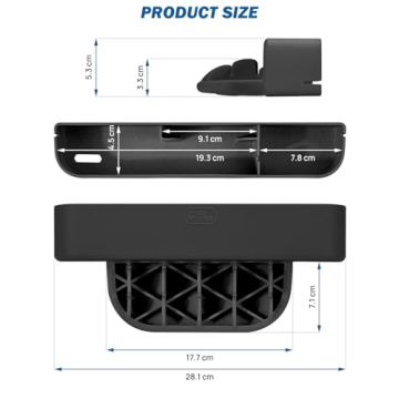 JOYTUTUS Car Seat Gap Filler - Silicone Organizer 2 Pack