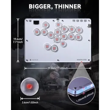 Sehawei Arcade Stick with Turbo & RGB Customization