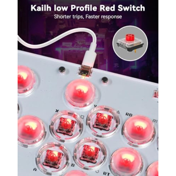 Sehawei Arcade Stick with Turbo & RGB Customization