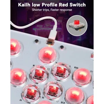 Sehawei Arcade Stick with Turbo & RGB Customization