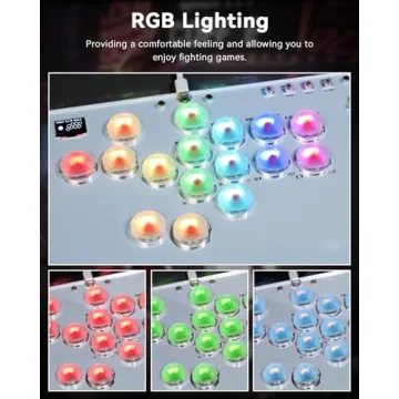 Sehawei Arcade Stick with Turbo & RGB Customization