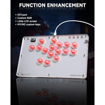 Sehawei Arcade Stick with Turbo & RGB Customization