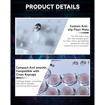 Sehawei Arcade Stick with Turbo & RGB Customization