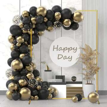 WORFEI Metal Wedding Arch Durable Backdrop Stand for Events