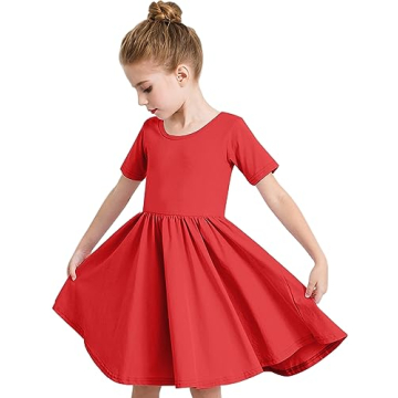 STELLE Girls Twirly Skater Dress Comfortable Stylish Ages 3-12
