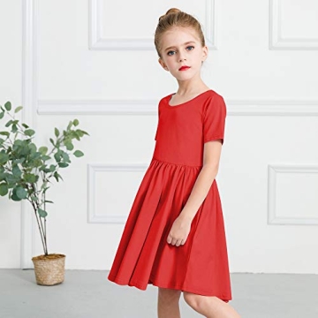 STELLE Girls Twirly Skater Dress Comfortable Stylish Ages 3-12