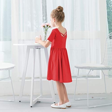 STELLE Girls Twirly Skater Dress Comfortable Stylish Ages 3-12