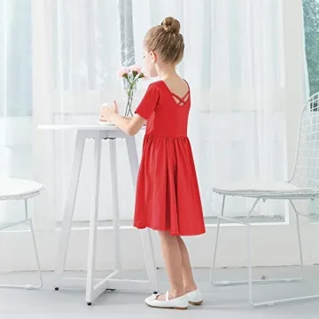 STELLE Girls Twirly Skater Dress Comfortable Stylish Ages 3-12