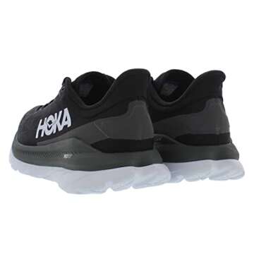 Get HOKA ONE ONE Mach 4 Womens Shoes - Size 8.5 Black/Dark Shadow