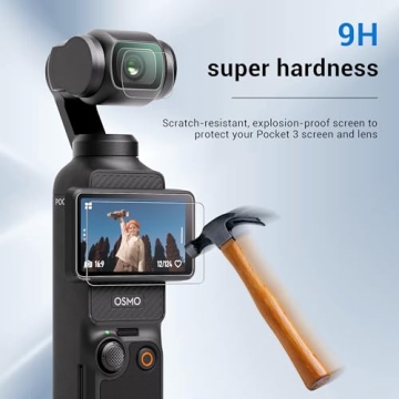 CYNOVA DJI Osmo Pocket 3 Screen Protector - 9H Hardness