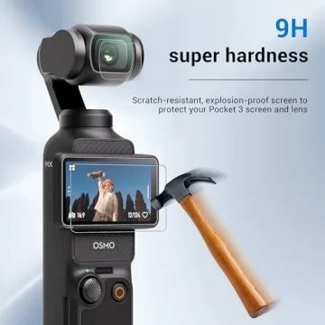 CYNOVA DJI Osmo Pocket 3 Screen Protector - 9H Hardness