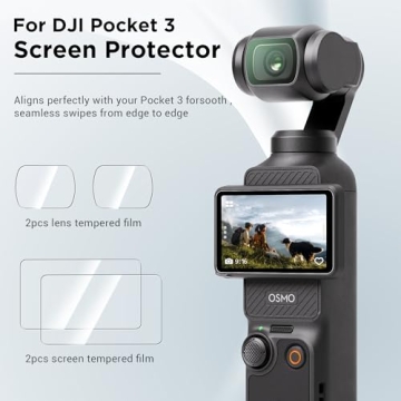 CYNOVA DJI Osmo Pocket 3 Screen Protector - 9H Hardness