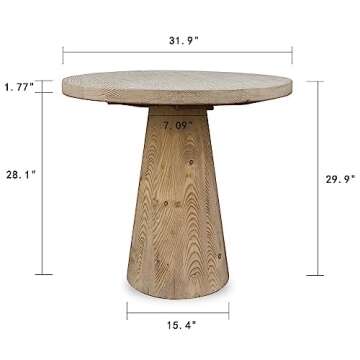 Artissance 32" Round Catania Table Elegant and Functional