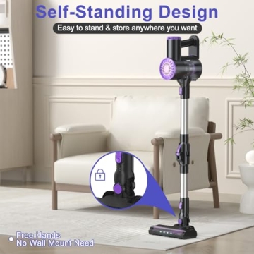 Lightweight 6 in 1 Cordless Vacuum for Pet Hair