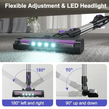 Lightweight 6 in 1 Cordless Vacuum for Pet Hair