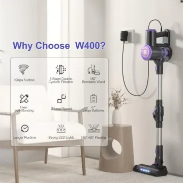 Lightweight 6 in 1 Cordless Vacuum for Pet Hair