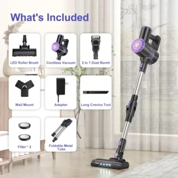 Lightweight 6 in 1 Cordless Vacuum for Pet Hair