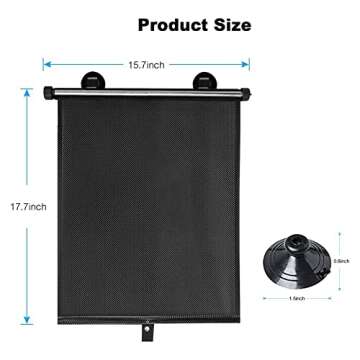Sonrinss Car Window Shade - Protect Your Family from Sun