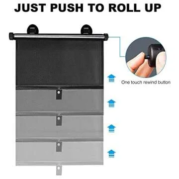 Sonrinss Car Window Shade - Protect Your Family from Sun