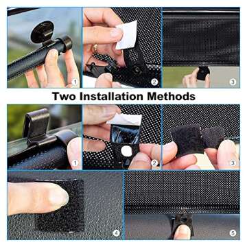 Sonrinss Car Window Shade - Protect Your Family from Sun