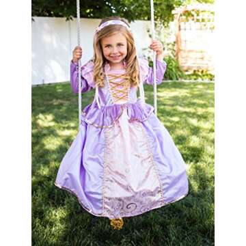 Little Adventures Rapunzel Costume for Toddlers 1-3