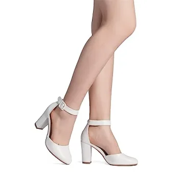 Stylish DREAM PAIRS High Heel Ankle Strap Pumps for Women