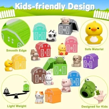 Farm Animals Montessori Toys for Toddlers - 20pcs