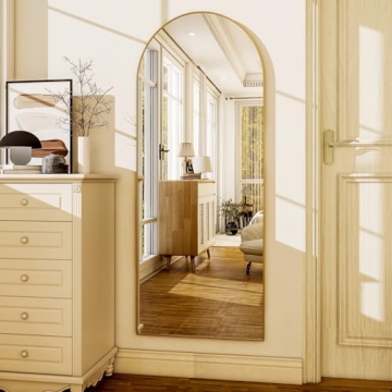 HARRITPURE Full Length Mirror - Elegant & Safe Design
