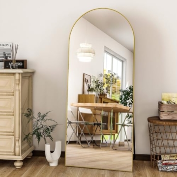 HARRITPURE Full Length Mirror - Elegant & Safe Design