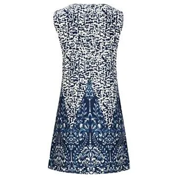 Women Summer Short Mini Floral Dress for Beach Fun