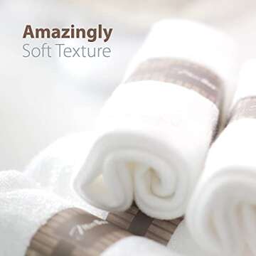 MINIBOO Baby Washcloths - Extra Soft & Absorbent