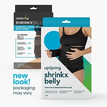 UpSpring Charcoal Postpartum Belly Wrap for New Moms