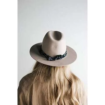Gigi Pip Billie Tall Fedora Hat for Women, 100% Australian Wool Felt Hat, Fashion Hats for Fall, Winter, Spring and Summer