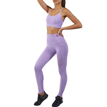 WodoWei Seamless Workout Set for Women - Yoga Leggings